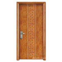 Colombia simple design moisture proof modern main entry entrance room interior exterior wpc wood door for laundry